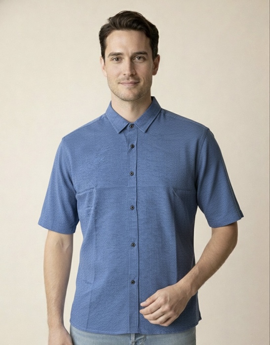 CAMISA MANGAS CORTA BLUE